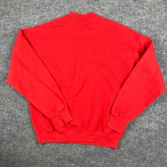 Pegi Goff Sweatshirt Womens XL Red Bowling Pins Ball Graphic Crewneck Retro - Picture 7 of 8